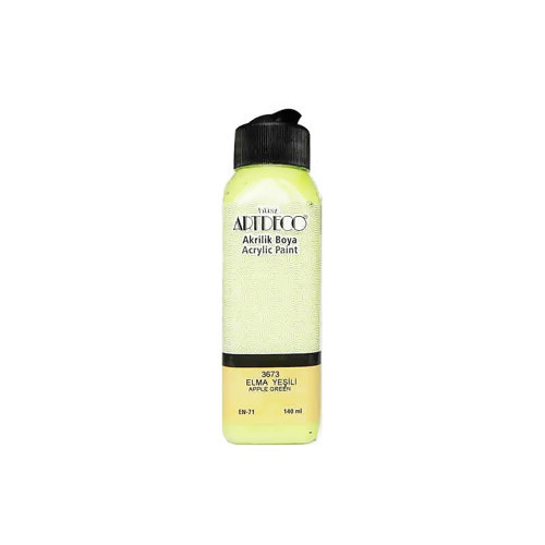 070R-3673 Akrilik Boya 140Ml Elma Yeşili (12 ADET)