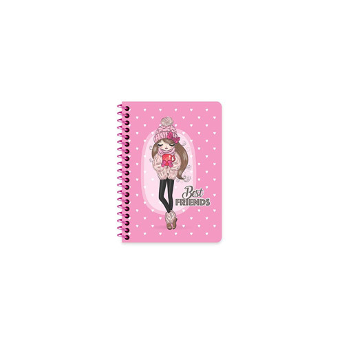 Keskin 140400-99 Bloknot Çizgili Best Friend A6 80Yp