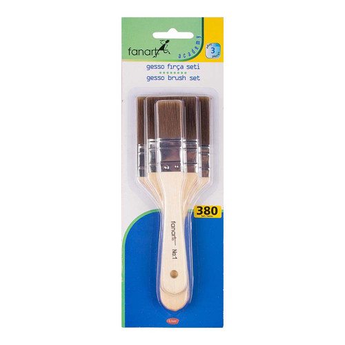 7380 Academy Gesso Fırça Seti 3Lü
