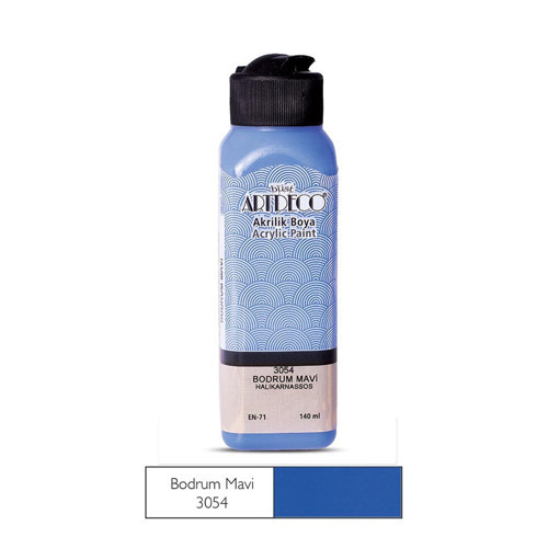 070R-3054 Akrilik Boya 140Ml Bodrum Mavi (12 ADET)