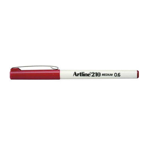 210N Keçe Uçlu Yazı Kalemi 06Mm K.kırmızı (12 ADET)
