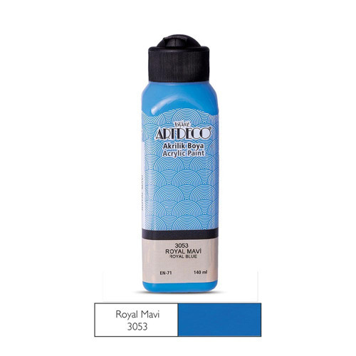 070R-3053 Akrilik Boya 140Ml Royal Mavi (12 ADET)
