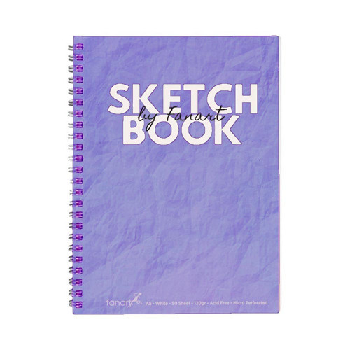 8672 Academy Sketch Book Spr.120gr A4 50Yp Mor
