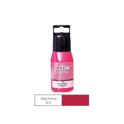 042C-612 Boyutlu Boya 60Ml Ateş Kırmızı