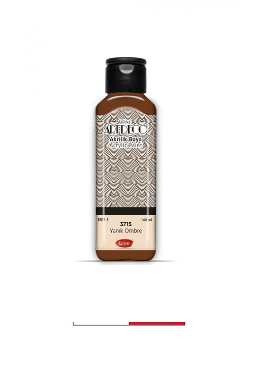070R-3715 Akrilik Boya 140Ml Yanık Ombre (12 ADET)