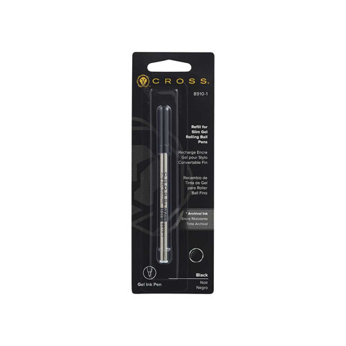 8910-1 İnce Roller Refil Siyah