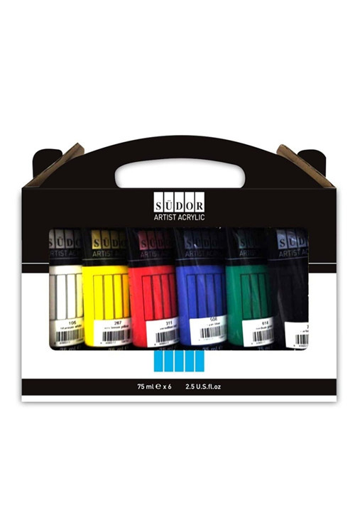 Ma075-x6 Akrilik Boya 6X75ml