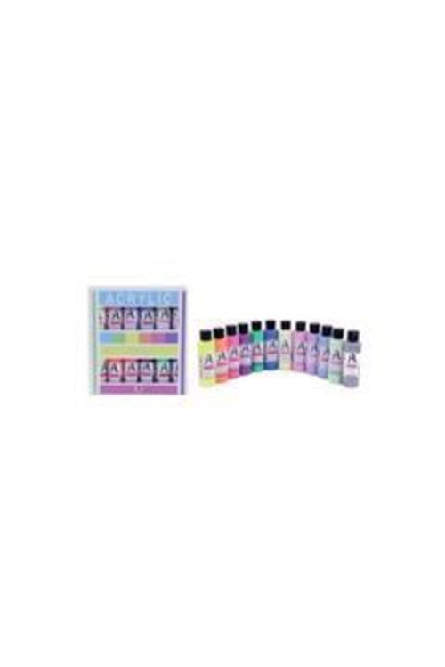 Sd150-x15 Monalisa Akrilik Boya 12X70ml Set Chalky+normal