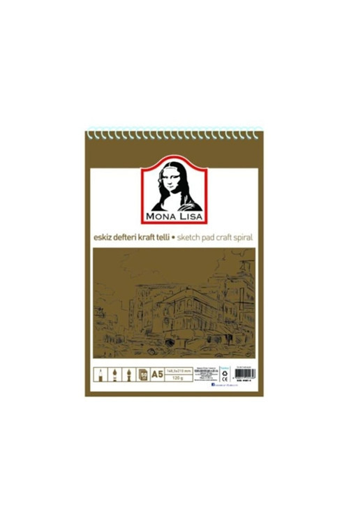 Mn22-5 A5 Spr Mona Lisa Kraft Def 115Gr 50Yp