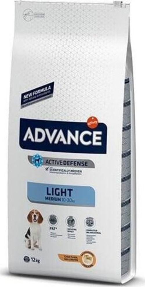 Light Medium Tavuklu Orta Irk Diyet Köpek Maması 12 Kg