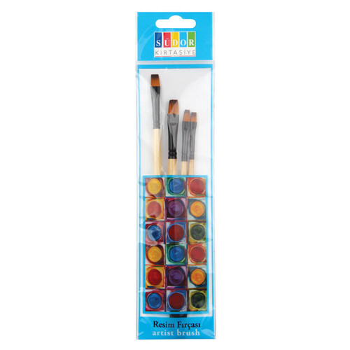 Set12 Hobi Fırçası 4Lü