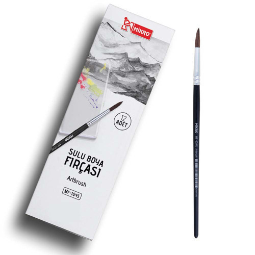 Mf-1045 Suluboya Fırçası No:10 (12 ADET)