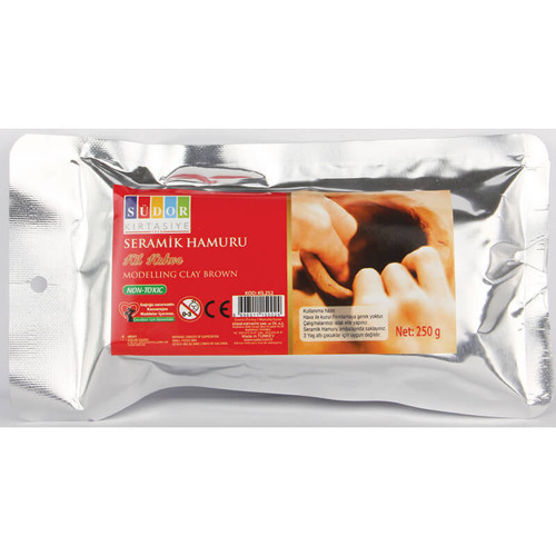Kil252 Seramik Kıl 250Gr Kahverengi