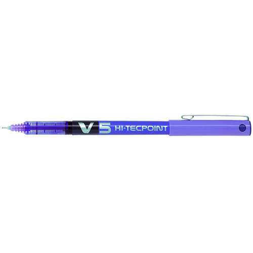 Pılot V5 İğne Uç Roller Kalem 05Mm Mor (12 ADET)