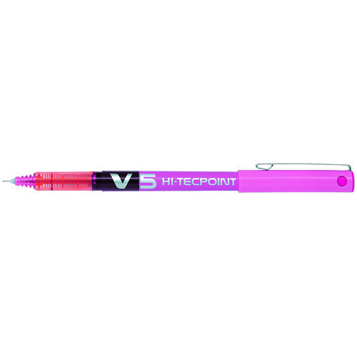 Pılot V5 İğne Uç Roller Kalem 05Mm Pembe (12 ADET)