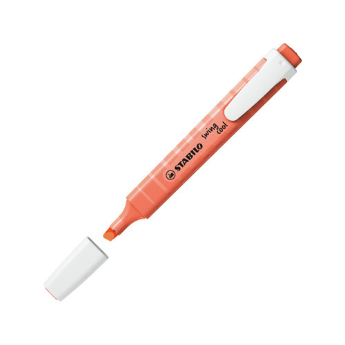 Swing Cool Fosforlu Kalem 275-140-8 Pastel Kırmızı (10 ADET)