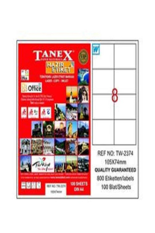 Tw-2374 Lazer Etiket 105X74,25mm