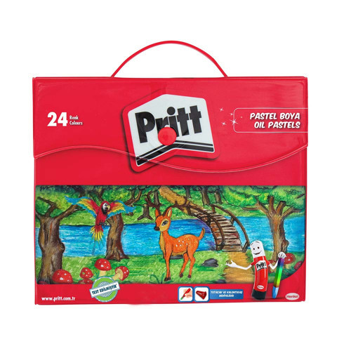 1048064 Pastel Boya Çantalı 24Lü