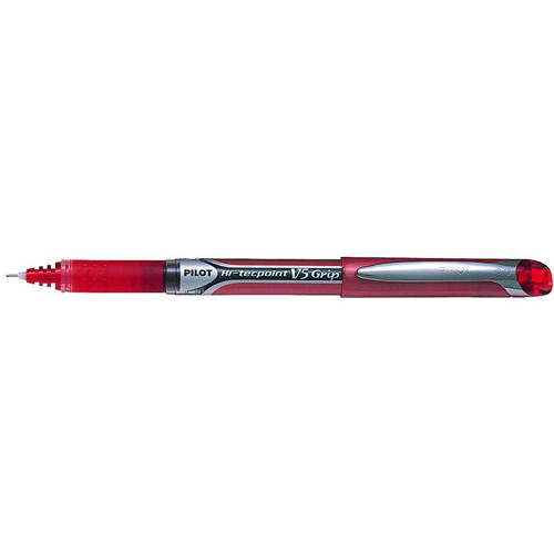 Pılot V5 Grip İğne Uç Roller Kırmızı (12 ADET)