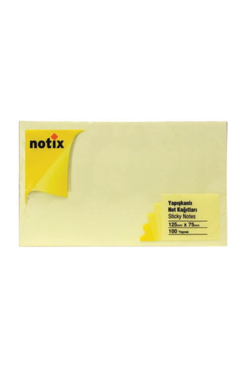 Notix Pastel Sarı 125X75 100Yp