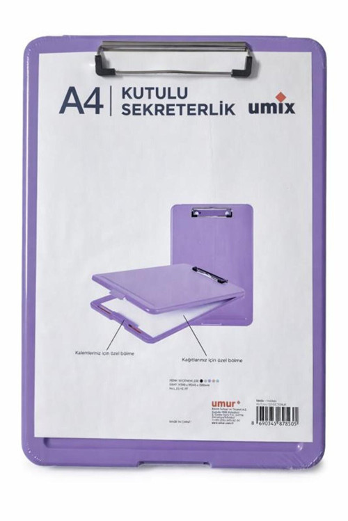 4473 A4 Pp Kutulu Sekreterlik Mor