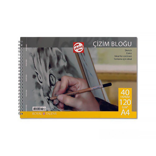 T120a44000 Spr Çizim Blok 120Gr A4 40Yp