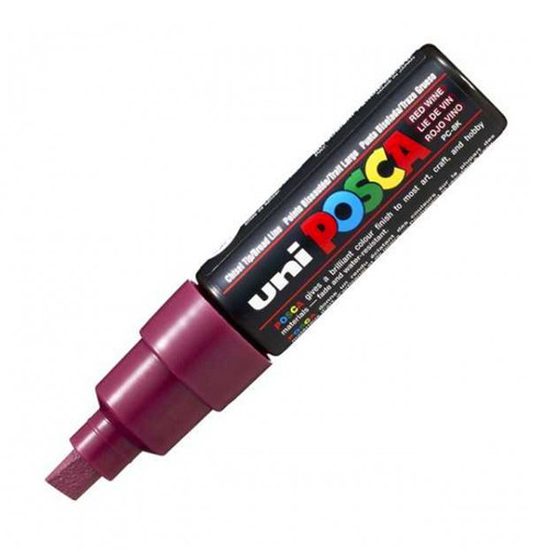 Uni Pc-8k Posca Su Bazlı Poster Markörü Ş.kırmızı (6 ADET)