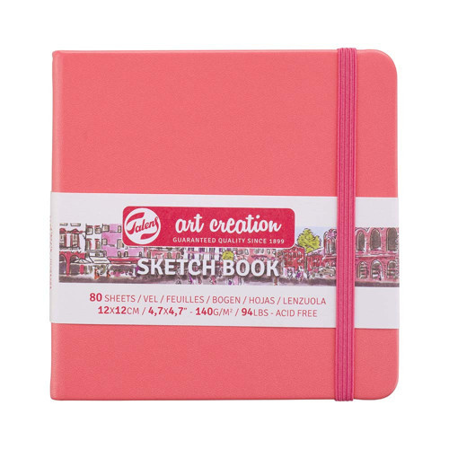 Talens Rt9314314m Art Creatıon Sketchbook 140Gr 12X12 Coral