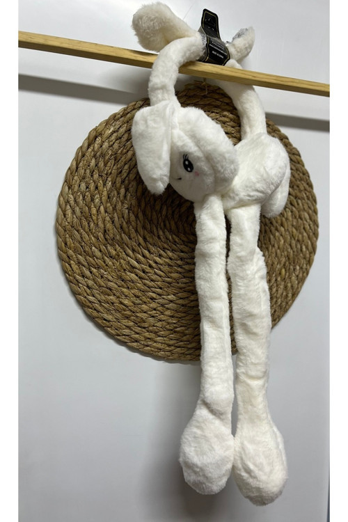 Kulakları Kalkan Hareketli Sesli Peluş Kulaklık Havalı Oynar Kulaklık