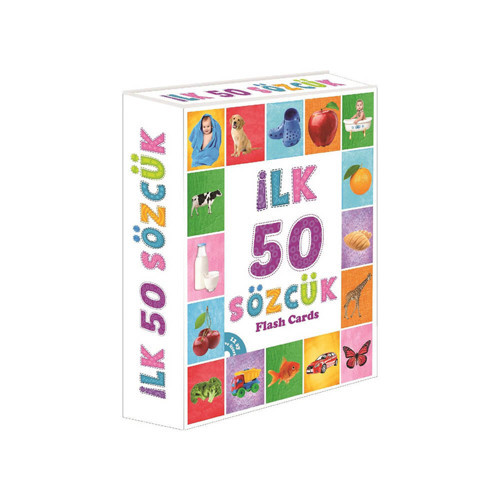 Dıytoy 1161 Eğitici Flash Card Book İlk 50 Sözcük