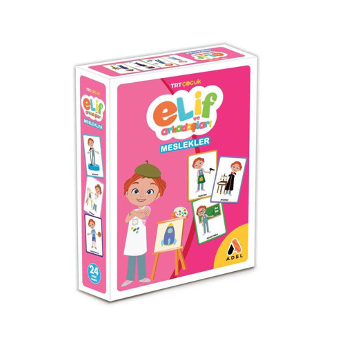 Trt Çocuk Puzzle Elif Ve Arkadaşları Meslekler 000536