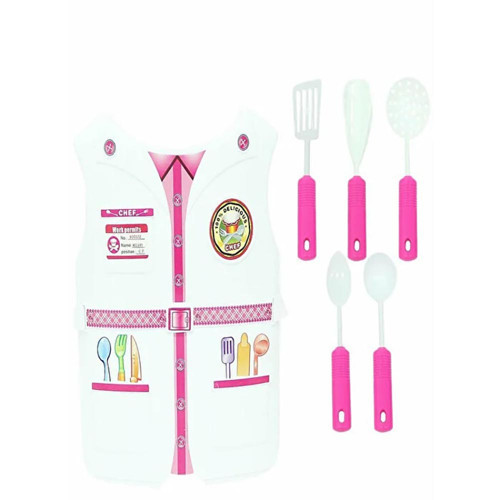 398615 Kartela Kostümlü Kız Aşcı Set