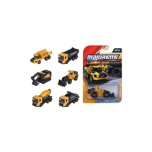 Simba 8503100000 Majorette Volvo İnşaat Premium 6 Asorti