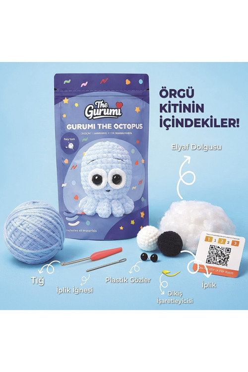 Tg001 Ahtapot Örgü Öğrenme Kiti