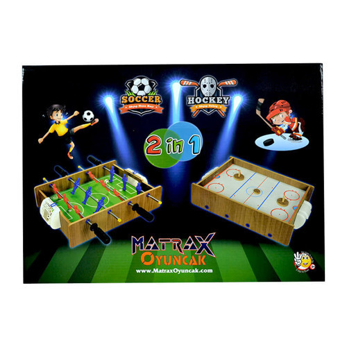 Akçiçek 412 Ahşap Hokey Masa Maçı