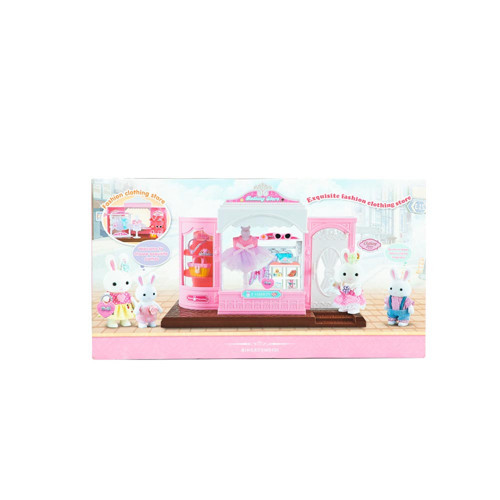 Mega By6631 Dreamy Mini Tavşan Moda Dükkanı Oyun Seti