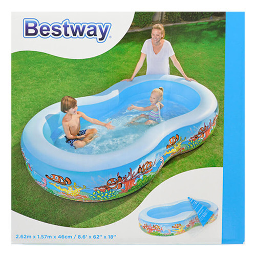 Kızılkaya Bestway 54118 Havuz Jumbo Oval Desenli