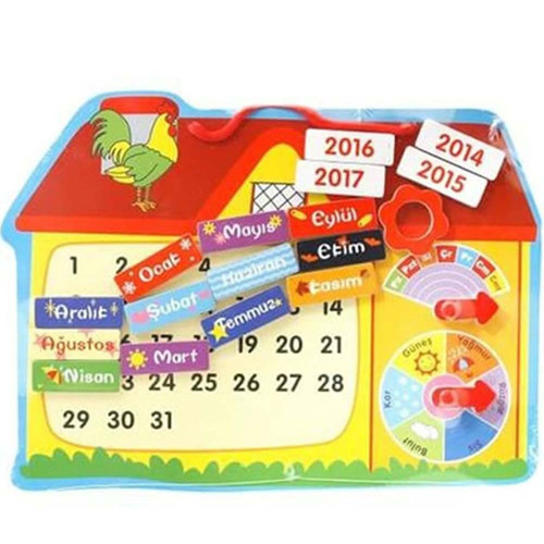 Bir-can Tk1069 Ahşap Takvim
