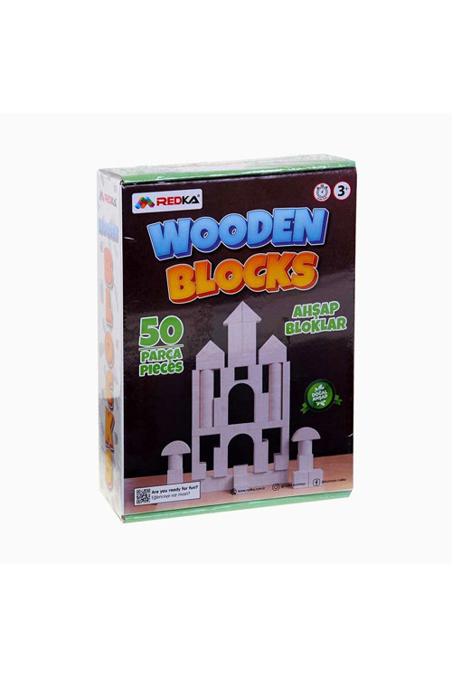 Rd5670 Ahşap Bloklar 50Prç