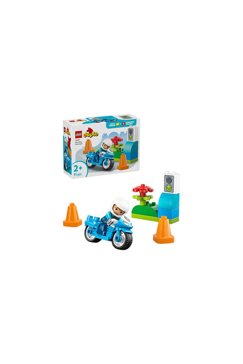 Adore Lego Led10471 Mavi Polis Motosikleti