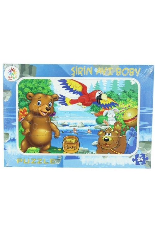 Utku Laço Lcfrm 005 Frame Puzzle 24Prç Şirin Ayı