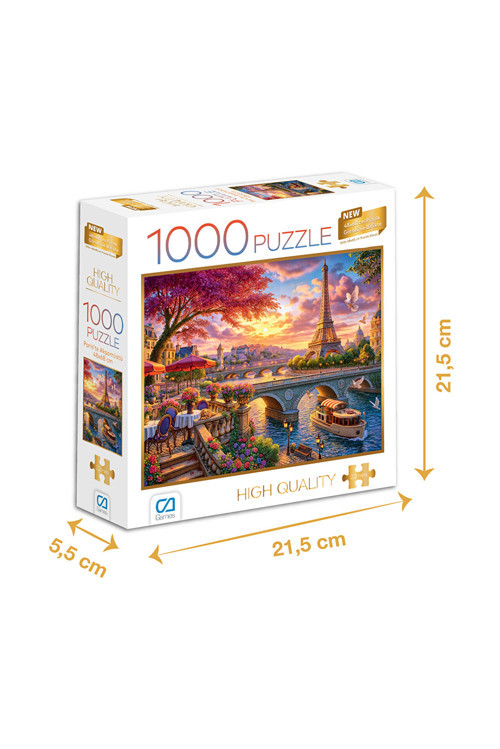Ca 7099 Puzzle 1000 Parça Paris'te Akşamüstü