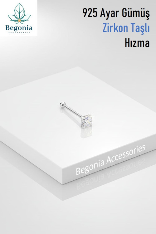 Hızma 925 Ayar 3.Boy Gümüş Zirkon Taş