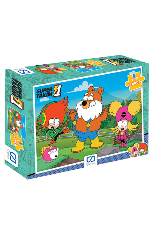 Ca 5347 Puzzle 100 Parça Süper1 Takım