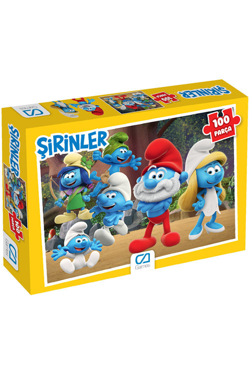 Ca 5313 Puzzle 100 Parça Şirinler