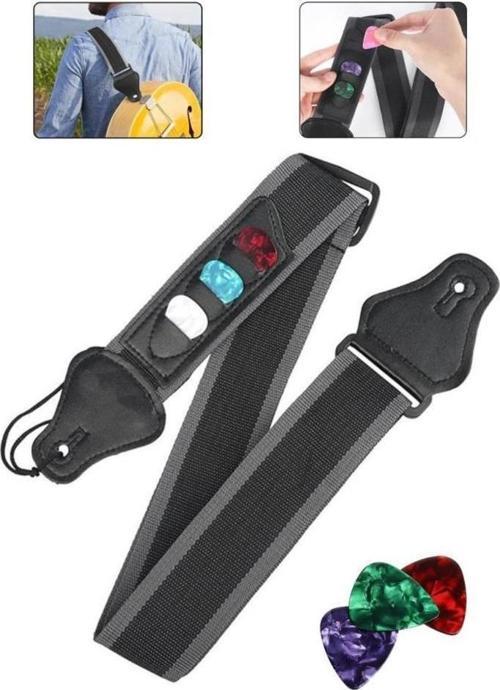 ASP-28-P Pena Cepli Gitar Omuz Askısı Paketi Genişlik 87-140 cm (Pena Dahil)