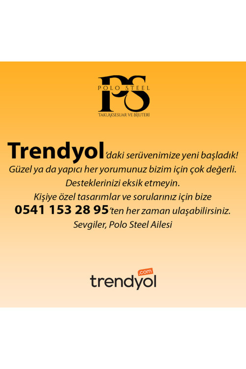Y Form Renkli Taş Detaylı Trend Kolye (Tek Ebat 45Cm-Polo Steel)