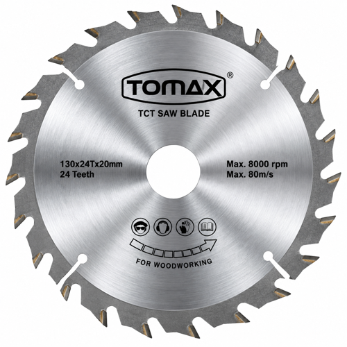 TOMAX 130 MM 24T ELMAS SUNTA KESME TESTERE BIÇAĞI – DAİRE TESTERE KESİCİ DİSKİ