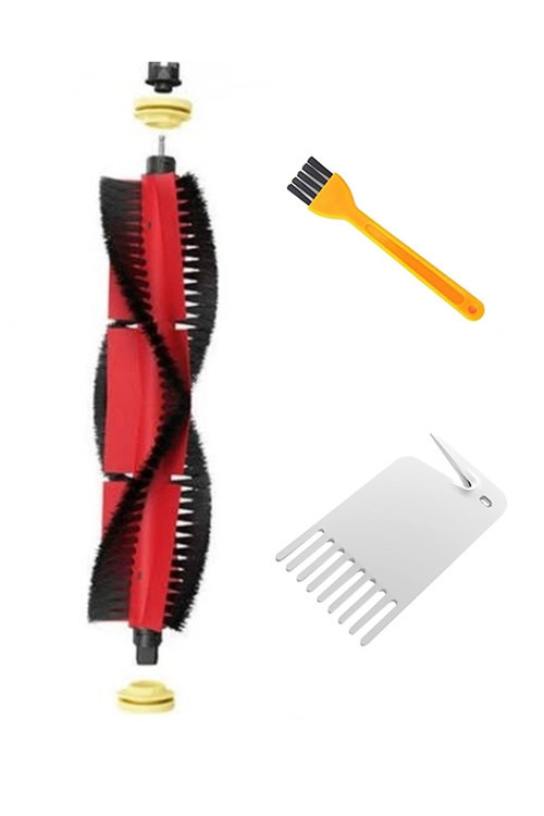 Roborock S6 MaxV Uyumlu 1 Adet Ana Fırça 1 Adet Tarak 1 Adet Fırça
