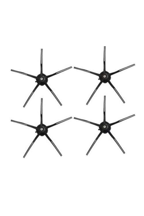 Roborock G10 Uyumlu 4 Adet Siyah Yan Fırça